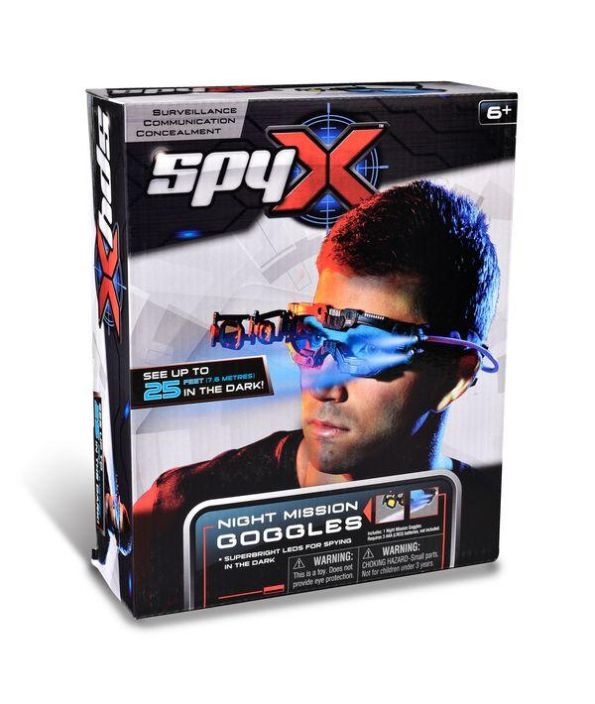 SpyX Night Mission Goggles pimealasit 20193 990-272