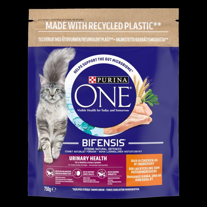 Purina One urinary care kana 750g Kissan virtsatiet poistavat sen elimistosta myrkkyja, joten niilla on suuri merkitys