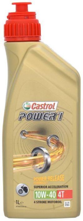 Castrol 10W-40 1L Power1 4T P4T104-1 908-4232