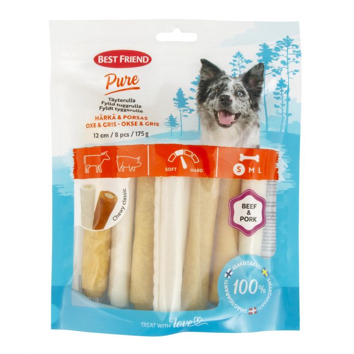 BF Pure tayterulla harka &amp; porsas 12cm 8kpl 175g 1171800 905-717