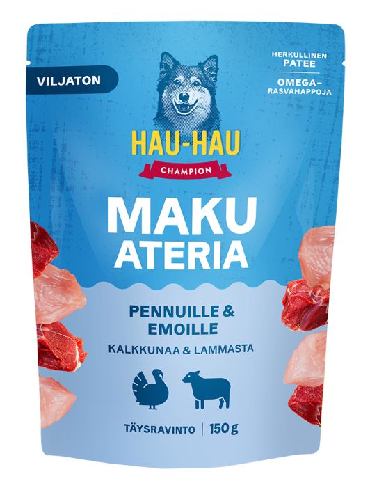HHC Makuateria Pennuille&emoille kalkkuna & lammas 150g HHC Makuateria Pennuille&emoille kalkkuna & lammas 150g