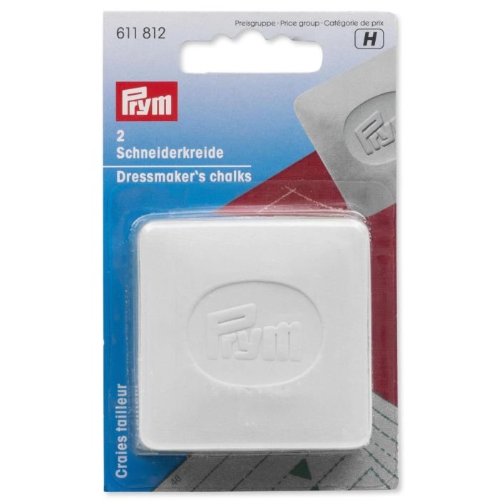 Prym Raatalinliitu valkoinen 2kpl Raatalinliitu on yksi pitkaikaisimmista merkkausvalineista. Liitulevyn koko on 50 mm x 50