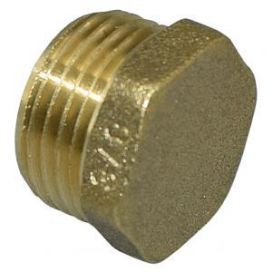 Tulppa 1/2" messinki 