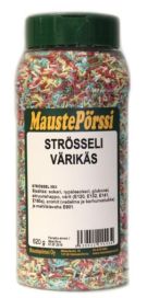 Maustepörssi Strösseli värikäs 620g