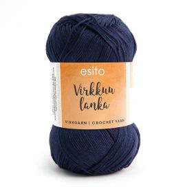 Esito virkkuulanka 9053 tummansininen 100g