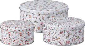 Peltipurkit jouluaiheella 3kpl