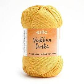 Esito virkkuulanka 9032 kullankeltainen 100g