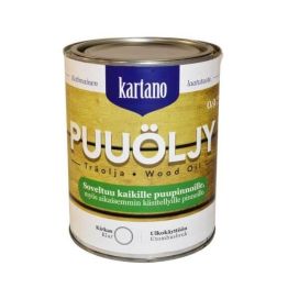 Kartano Kartano puuöljy kirkas 0,9L vesiohenteinen