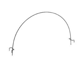 Lavakauluksen metallikaaret 45x80cm 17.01.040