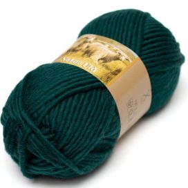 Hjertegarn Natur Uld 6953 Tummanvihreä 100g