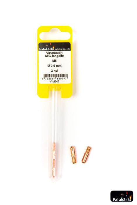 Virtasuutin MIG-langalle M5/0,6mm 2kpl VIM506 980-3068