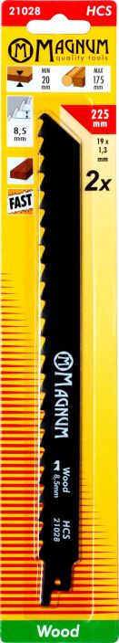 Puukkosahantera 2kpl HCS 8,5/225mm 21028 980-1393