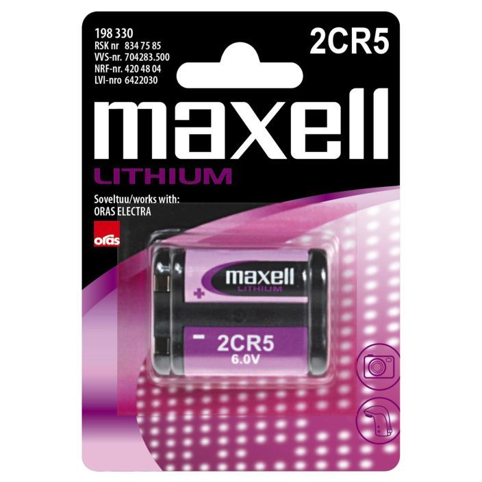 Maxell 2CR5 Oras hanoihin 1-pack 774012 978-079