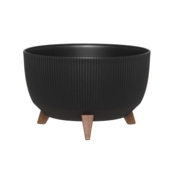 4Living Ruukku Roma Line ECO jalallinen 40cm musta 624522 924-1472