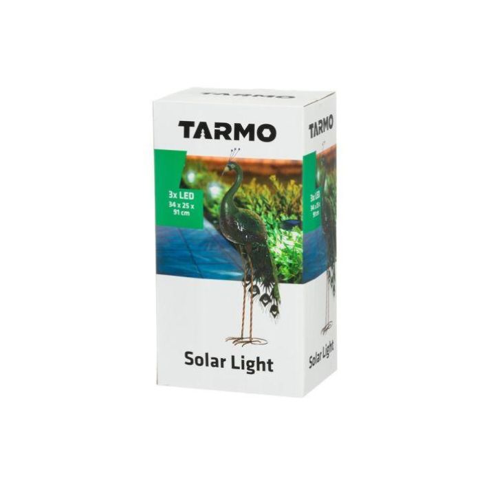 Tarmo Solar Riikinkukko 91cm metallia 633411 tuotekuva 1