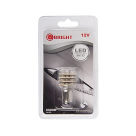 C-Bright C-Bright LED-Polttimo BA15S 27led 12V valk. 29-268VA
