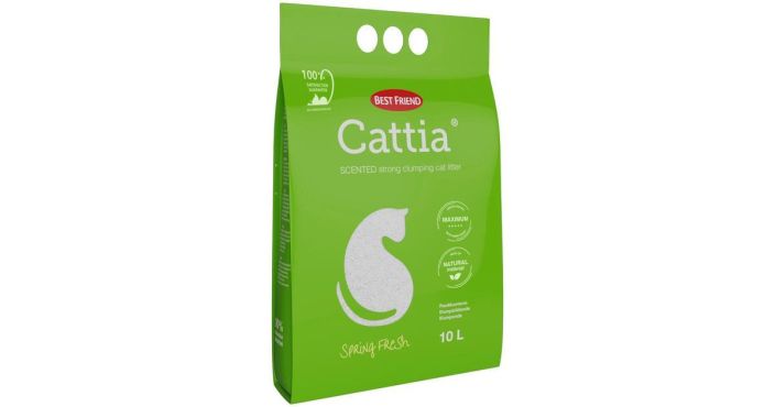 BF Cattia Spring Fresh 10L Best Friend Cattia Spring Fresh on luonnon materiaalista valmistettua, paakkuuntuvaa ja