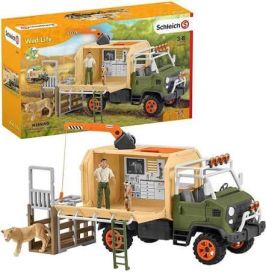 Schleich Wild Life Suuri eläintenpelastus rekka 42475