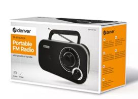 Denver pöytäradio musta TR-51B