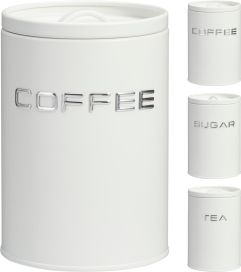 Säilytyspurkki coffee/sugar/tea beige