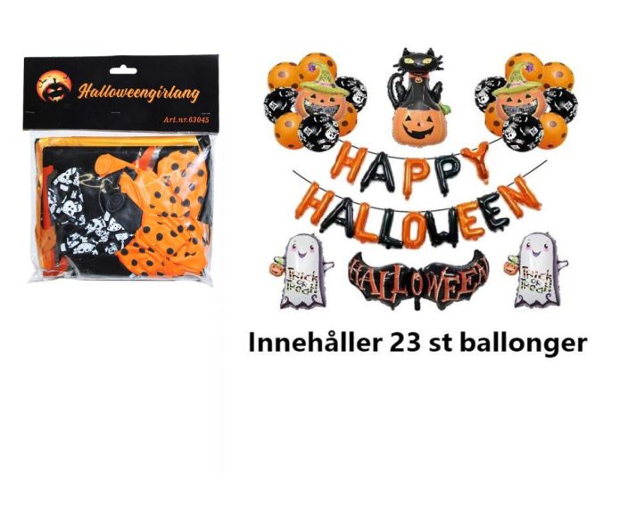 Halloweenbanderolli 23 osaa 63045 985-2209
