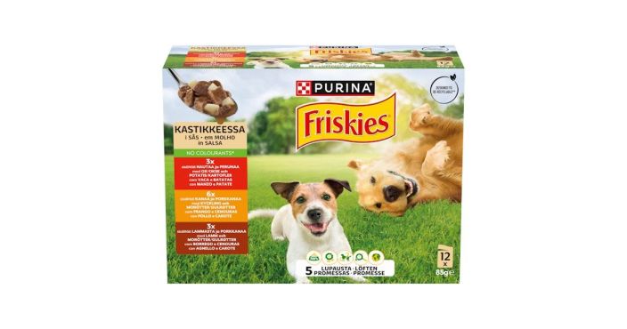 Friskies Vitafit adult dog kastikkeessa 12x85g 12557095 969-1069