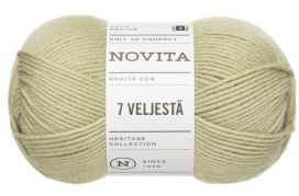 Novita 7 veljestä 3161 vaalea salvia 100g