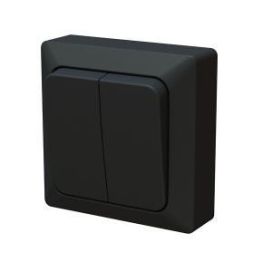 Kytkin 5 pinta IP20 musta