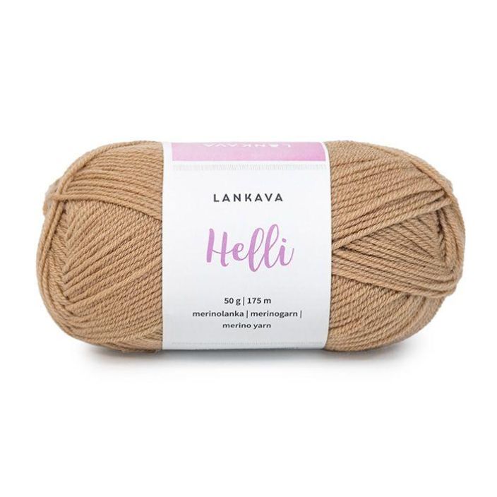 Lankava Helli 306 vaaleanruskea 50g HELLI-306