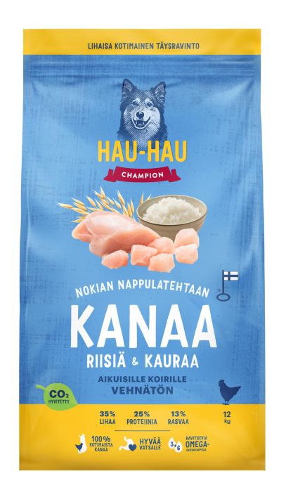 HHC Kanaa riisia ja kauraa aik koirille 12kg 5232 969-154