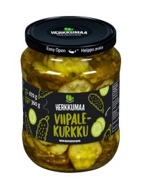 Herkkumaa viipalekurkku 670/360g