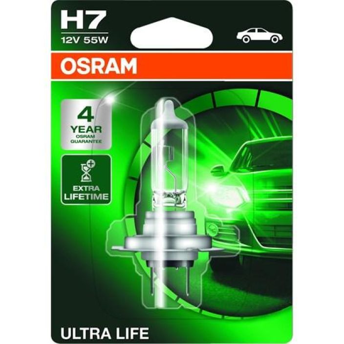 Osram 12V H7 Ultra Life 55W 10-64210ULT-01B 908-1688