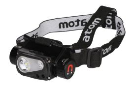 Atom Atom otsalamppu sensorilla ladattava 500lm 619421