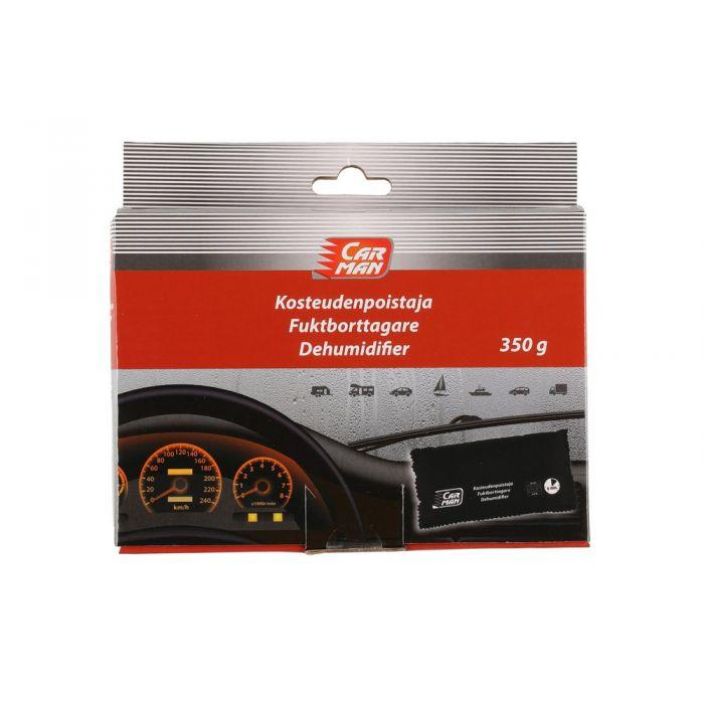 Carman kosteudenpoistaja 350g Poistaa liiallisen ilmankosteuden estaen homeen ja hajun muodostumista seka kosteuden