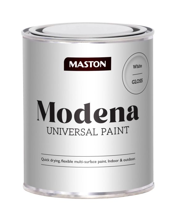 Modena kiiltävä valkoinen 1L 604002 tuotekuva 1