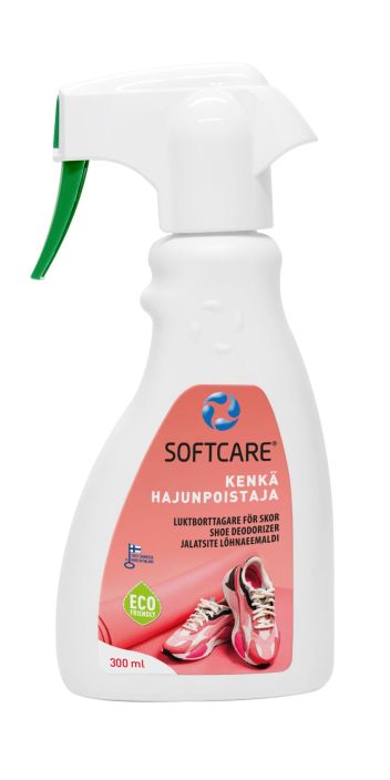 Softcare kenka hajunpoistaja 300ml Uudentyyppinen hajunpoistaja, joka ei vain peita, vaan hajottaa hajun aiheuttajan.