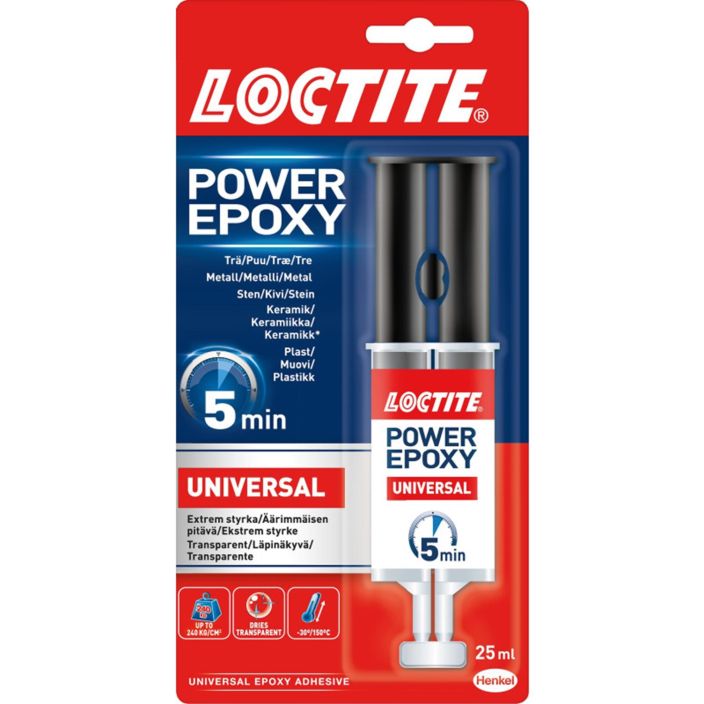 Loctite Power Epoxy kaksoisruisku 25ml 2751306 938-513