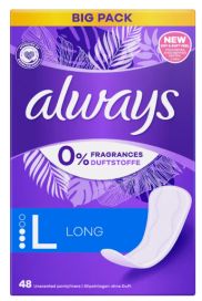 Always pikkuhousunsuoja Daily Protect Long 48kpl