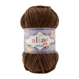Alize Velluto lanka 493 suklaanruskea 100g 