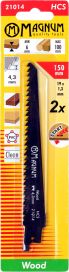 Magnum puukkosahanterä HCS 4,3/150mm 2kpl