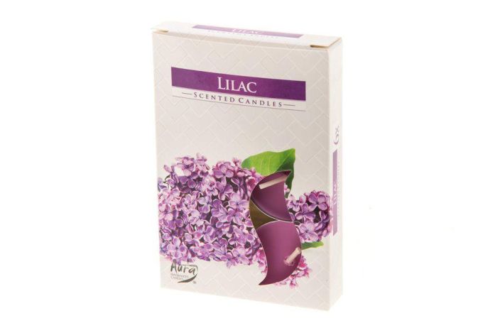 Tuoksulampokynttila lilac 6kpl 281936 924-5392