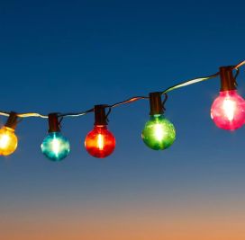 Partyvalosarja E27 10kpl monivärinen