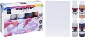Pouring Paint akryylivärisetti 60ml 4kpl