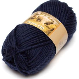 Joker Hjertegarn Natur Uld 0990 Tummansininen 100g HNU-0990