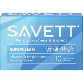 Savett Savett Superclean kosteuspyyhe 10kpl 302525