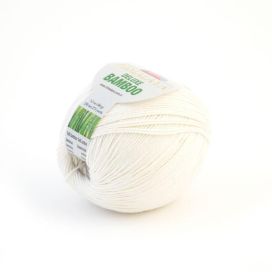 Himalaya Deluxe Bamboo bambu-puuvillalanka 02 Luonnonvalkoinen 100g