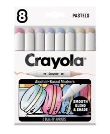 Crayola tussit pastelli 8kpl