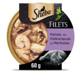 Sheba Fillets Kana, katkarapu, merikala 60g