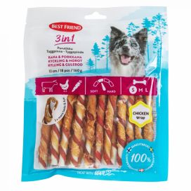 BestFriend BF 3 in 1 purutikku kana & porkkana 12cm 18kpl 160g 1172070
