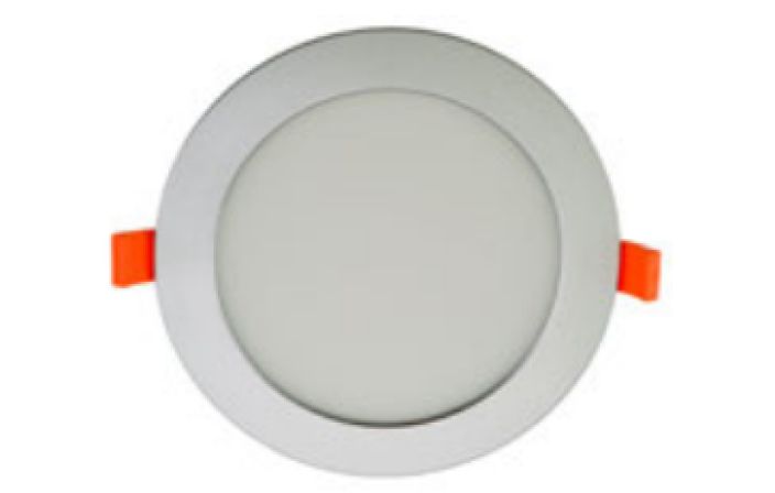 Paneelivalaisin upot. pyorea 12W hopea 960 lumen 41915 936-1808